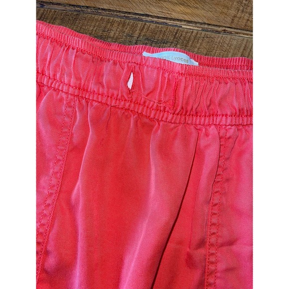 Womens Cynthia Rowley Skirt Reddish/Orange Lyocell Chambray Pull On M - Picture 3 of 5